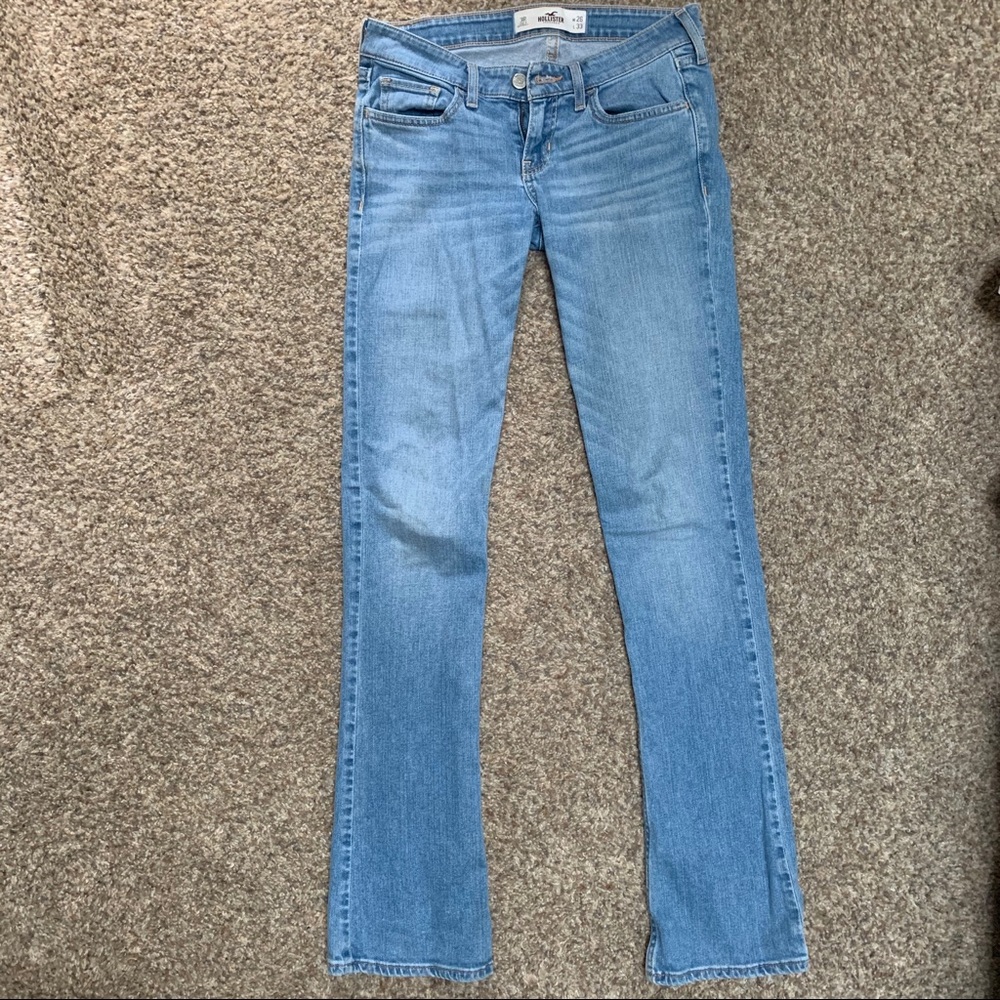 Hollister Light Wash Boot Cut Jeans